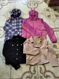 Куртки- штормовка-дождевик,джинсовая для девочки р.134-140-146