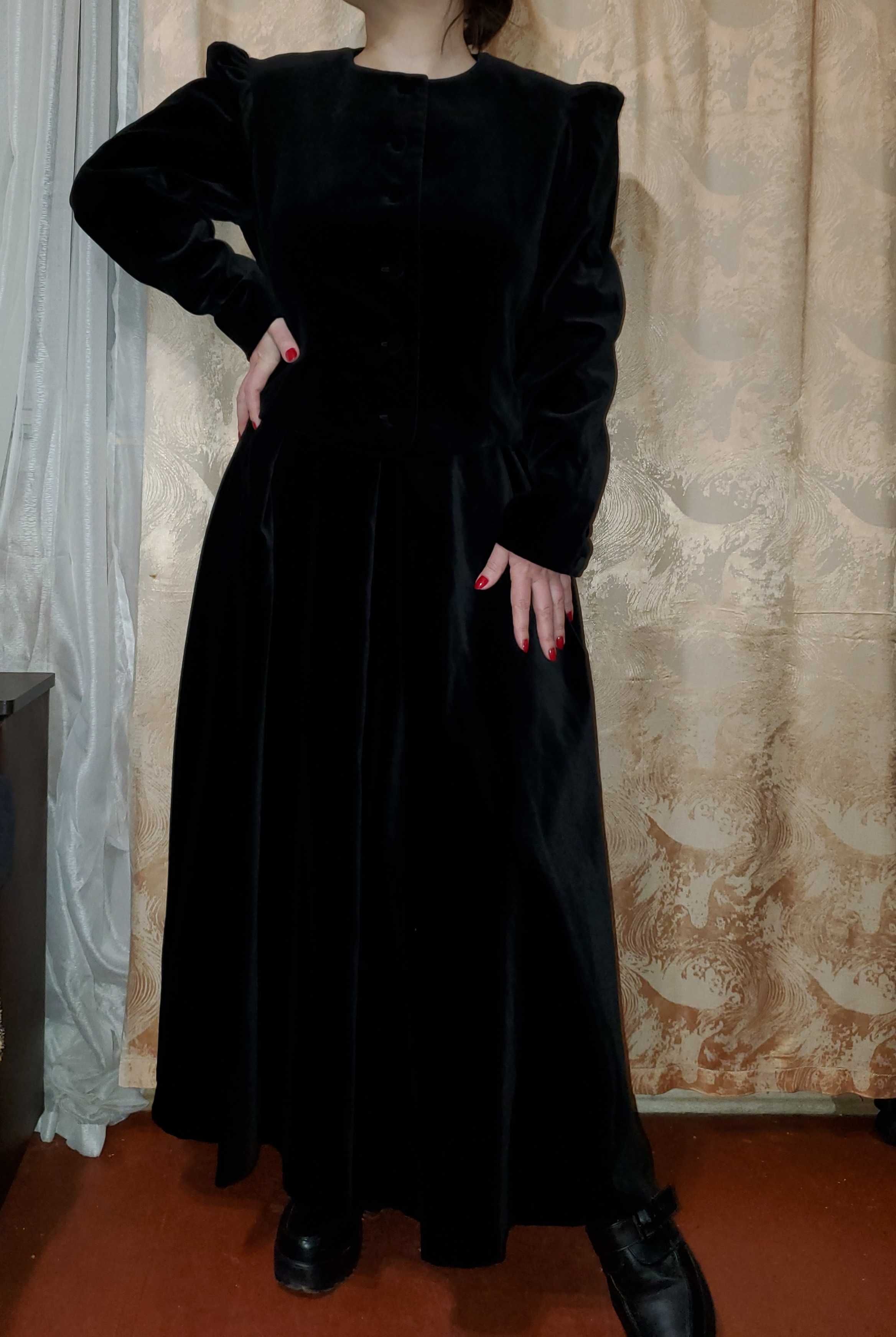 Винтажный бархатный костюм laura ashley винтаж коллекционный
