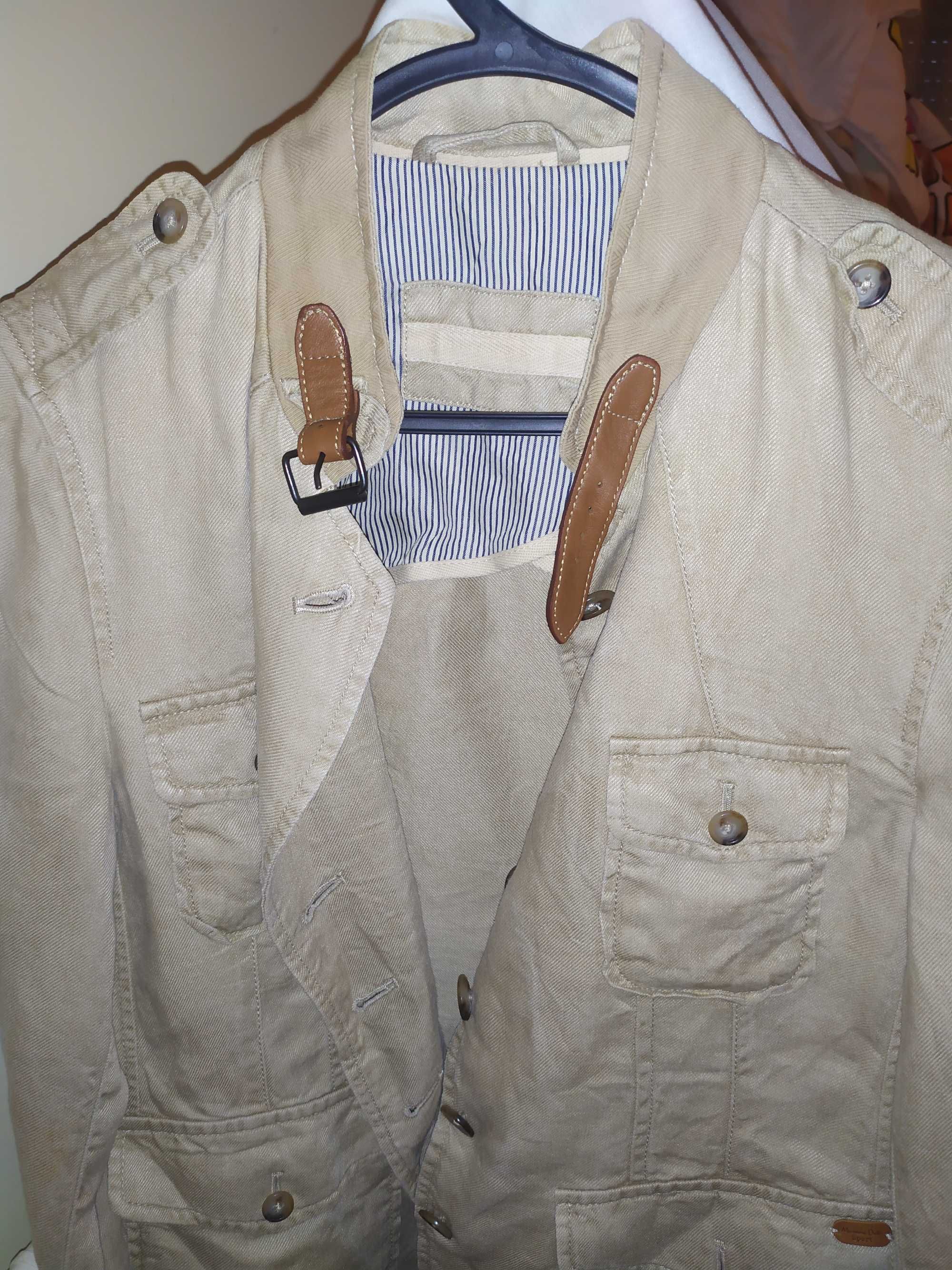 Casaco Feminino Massimo Dutti bege