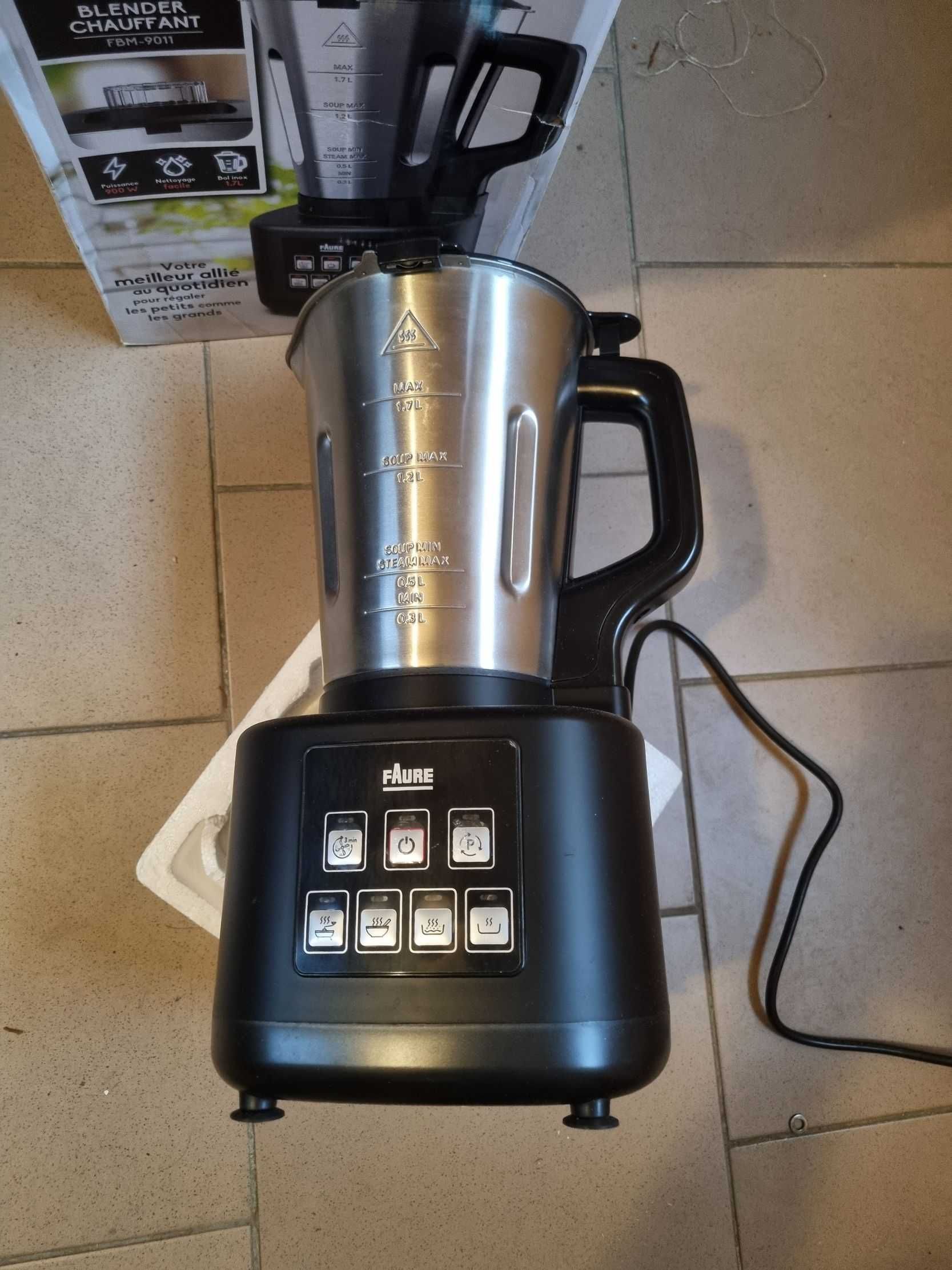 Blender z funkcją podgrzewania ze stali nierdzewnej