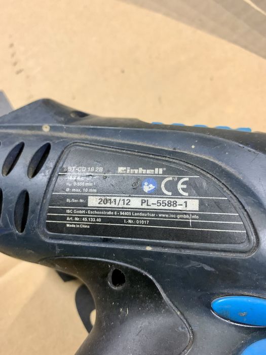 Wkrętarka Einhell 18V dwie baterie