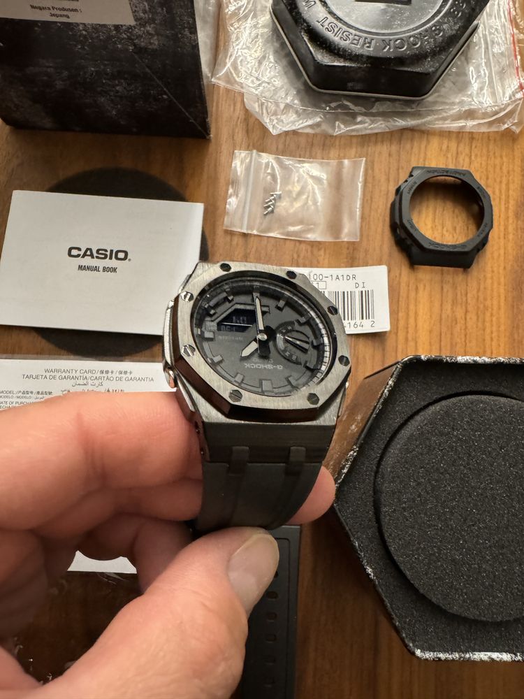 G-shock custom AP full black jak nowy audemars piquet look
