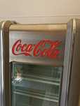 lodówka chłodziarka coca cola retro SREBRNA super stan r-157
