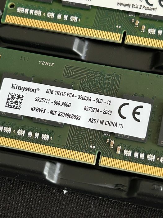 Pamięć RAM Kingston zestaw 2x 8GB 3200MHz DDR4 do laptopa