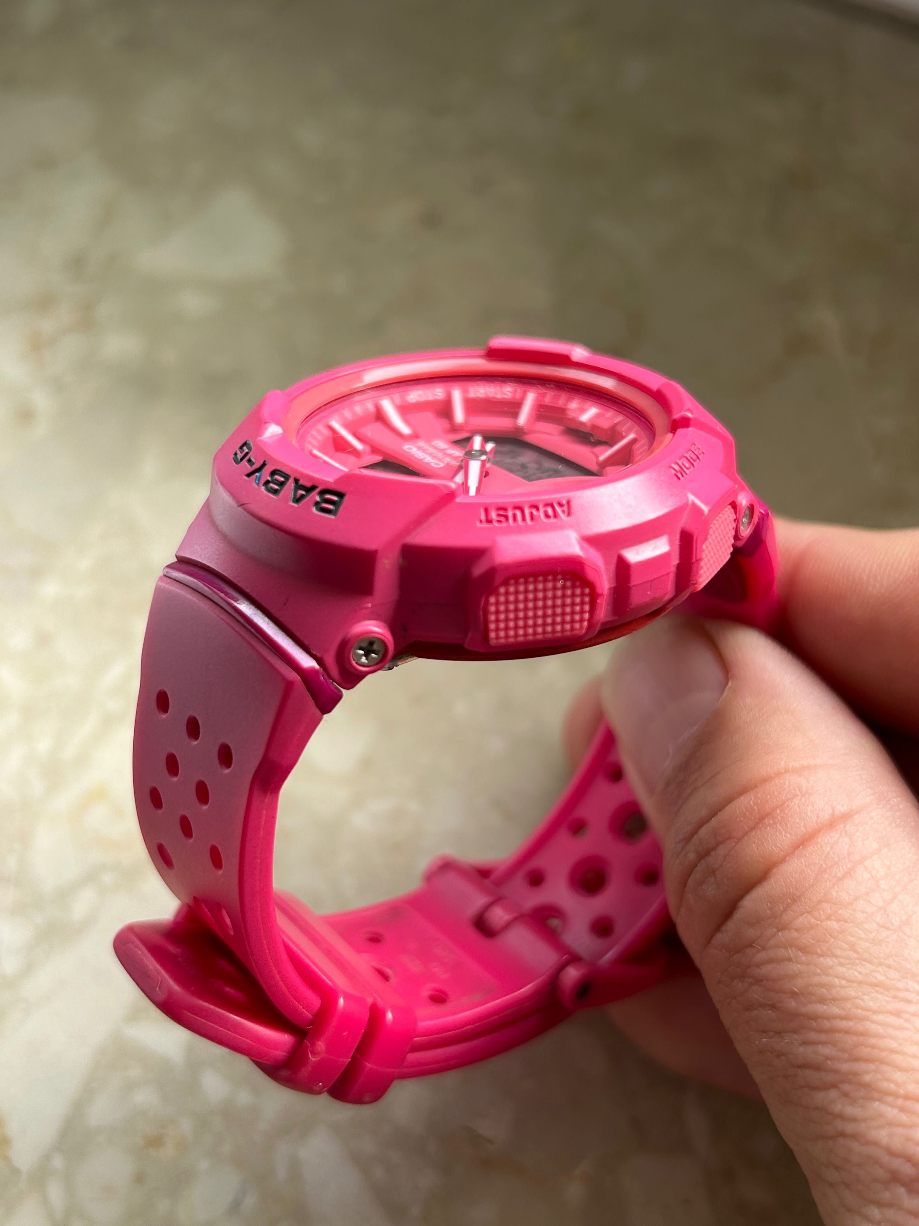 Zegarek Casio BABY-G  PROTECTION Różowy Jak nowy !!