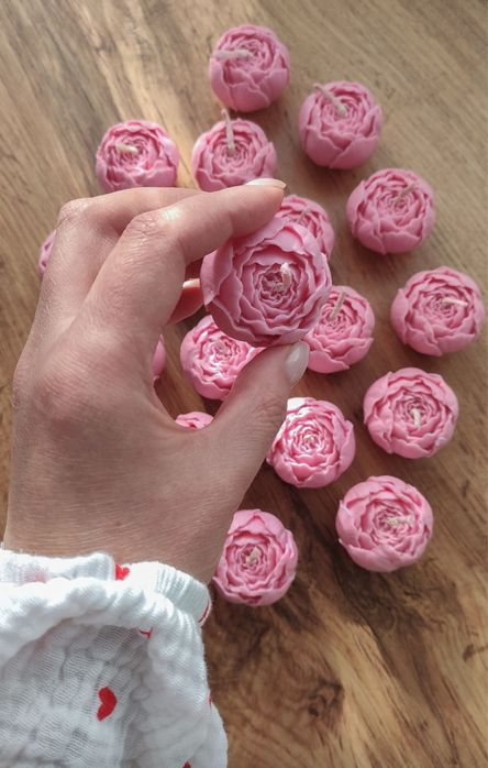 Букети з соєвих свічок