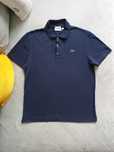 Męska koszulka sportowa polo Lacoste F8330 Slim rozmiar XL, granatowa