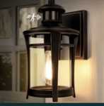 Zestaw 2 lamp zewnętrznych  z czujnikiem ruchu