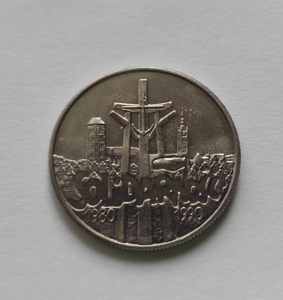 moneta kolekcjonerska "Solidarność" 1990