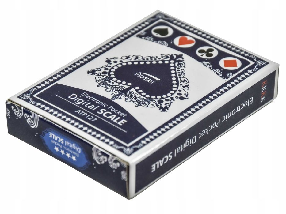 Waga Jubilerska Elektroniczna LCD Karty Talia Precyzyjna 0,01G 200G