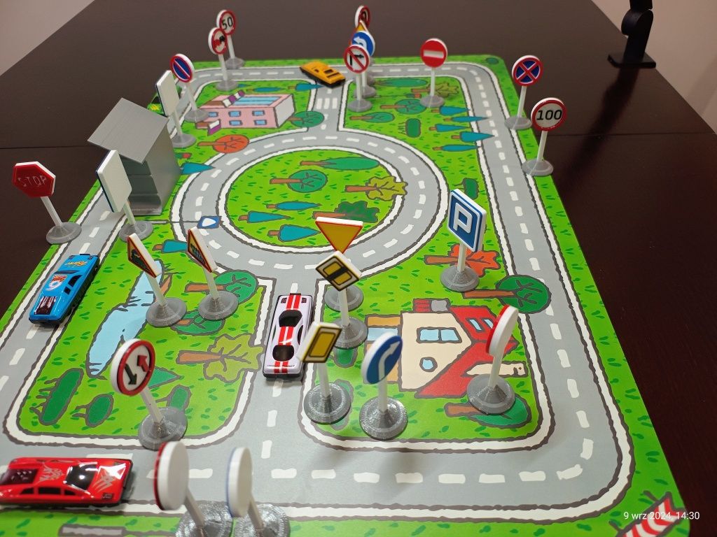 Znaki drogowe 3D (Do zabawy/nauki)