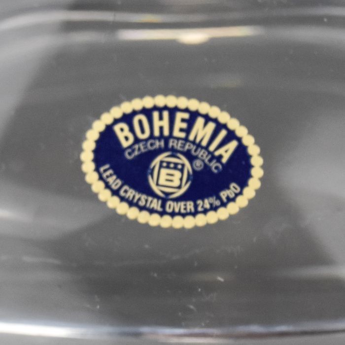 Vintage - Bomboneira com tampa em Cristal da Bohemia