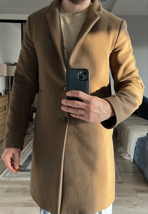 Пальто Zara чоловіче довге, розмір М