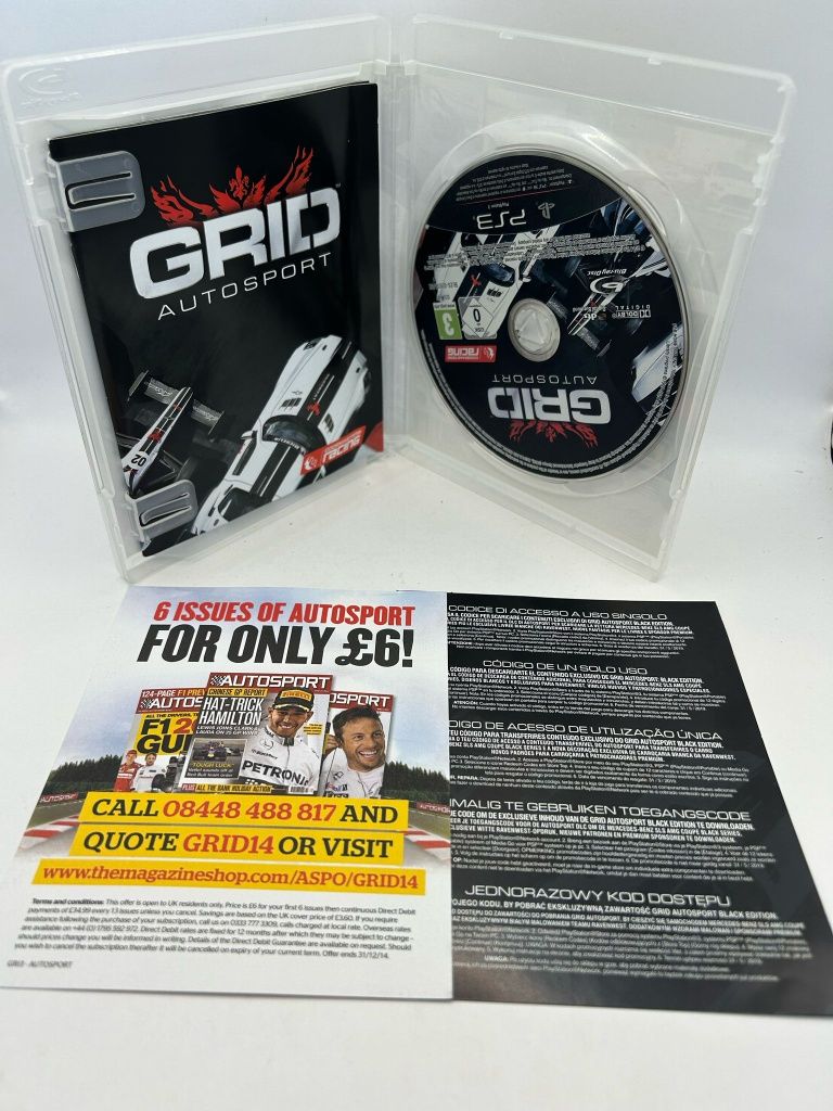 Grid Autosport Limited Black Edition 3xA Ps3 nr 9785