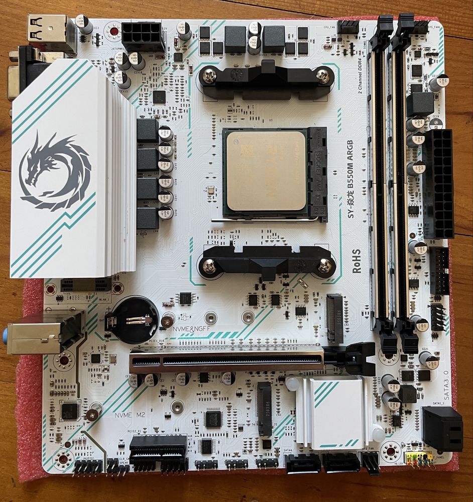 Комплект Ryzen 5700x B550 32GB DDR4