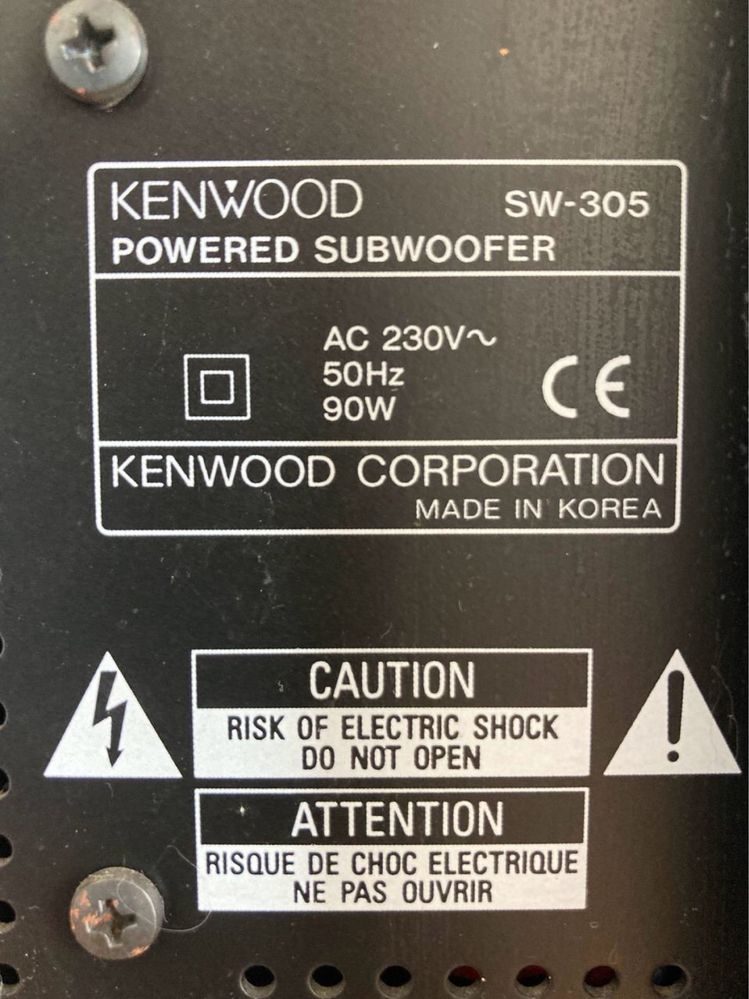 Сабвуфер kenwood sw 305