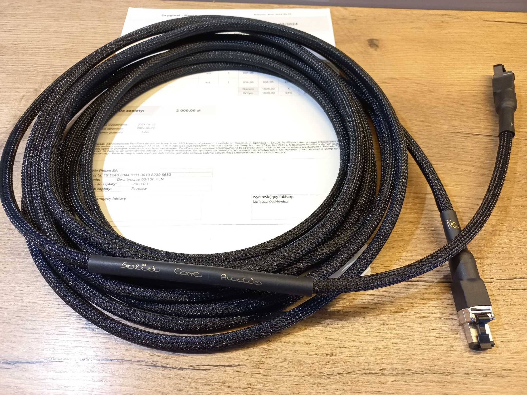 Kabel Ethernet  Lan Solid Core Audio No 1