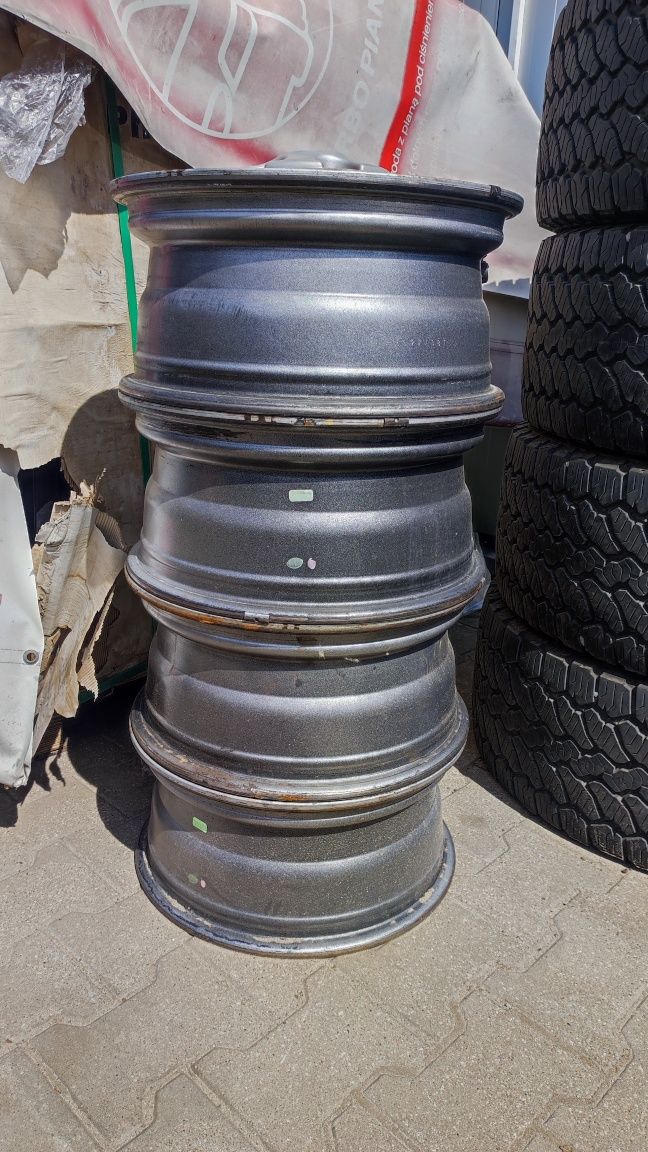 4 x felga stalowa 5x127 Jeep Wrangler JK 16x7 oryginał felgi off-road
