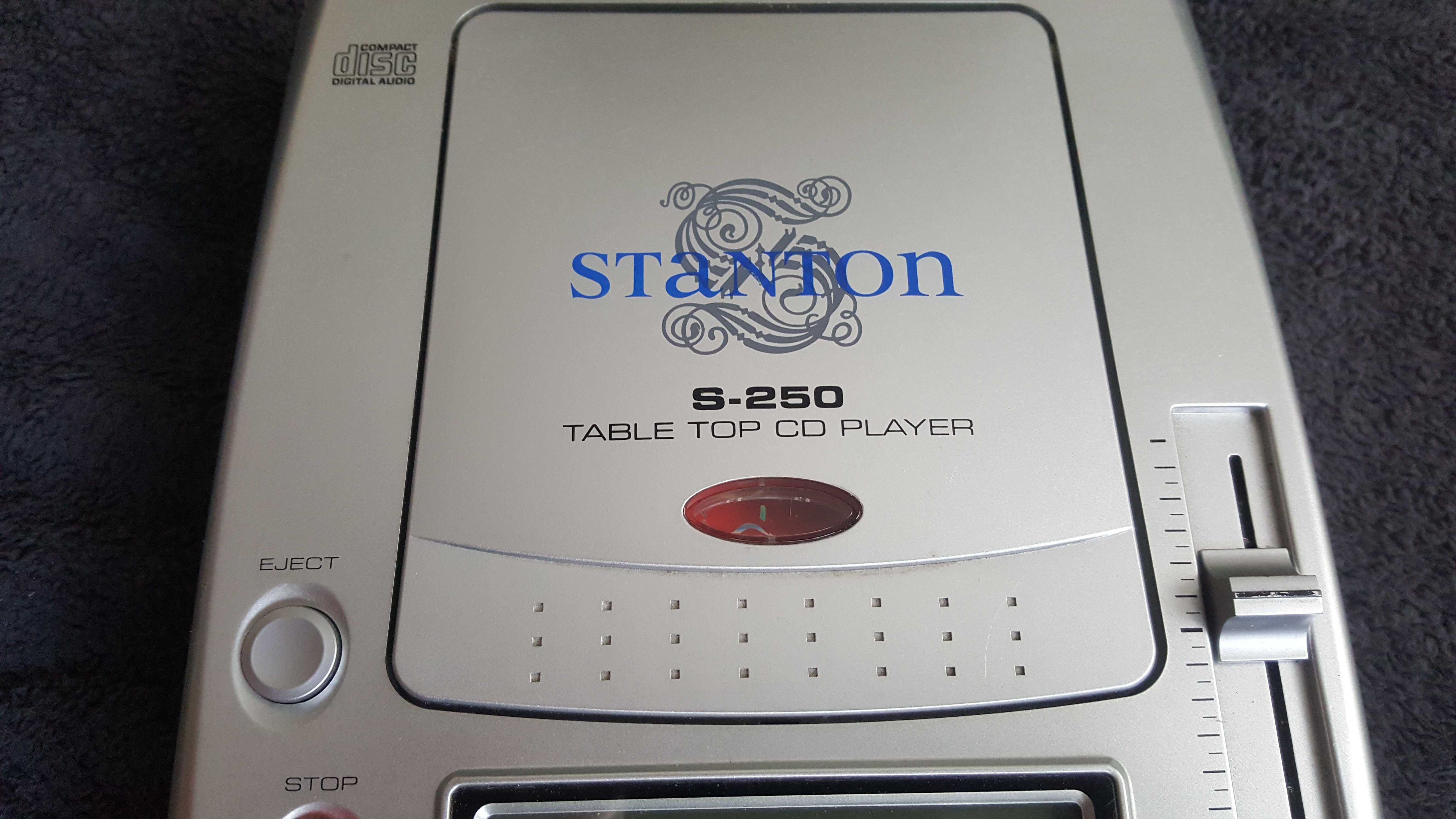 Stanton S-250 Tabletop Portable DJ CD player Vintage