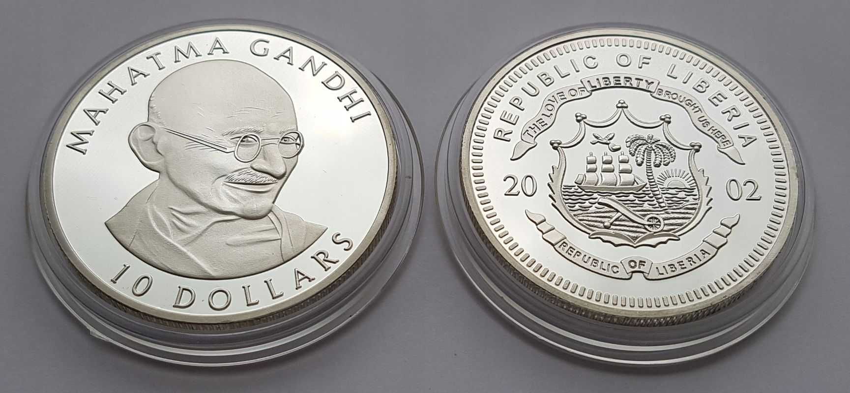 Monety Mahatma Gandhi kopie.