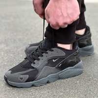 Мужские стильные кроссовки Nike черные  чоловічі кросівки Найк чорні