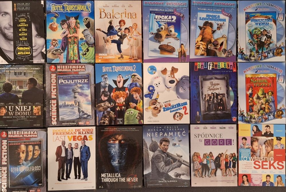 Oryginalne filmy DVD, kabarety i koncerty