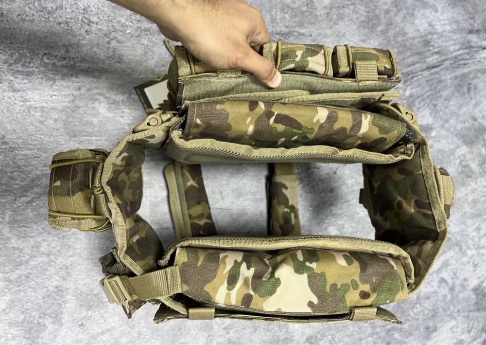 Бронежилет, плитоноска мультикам cordura 1000D 4 точки сброса