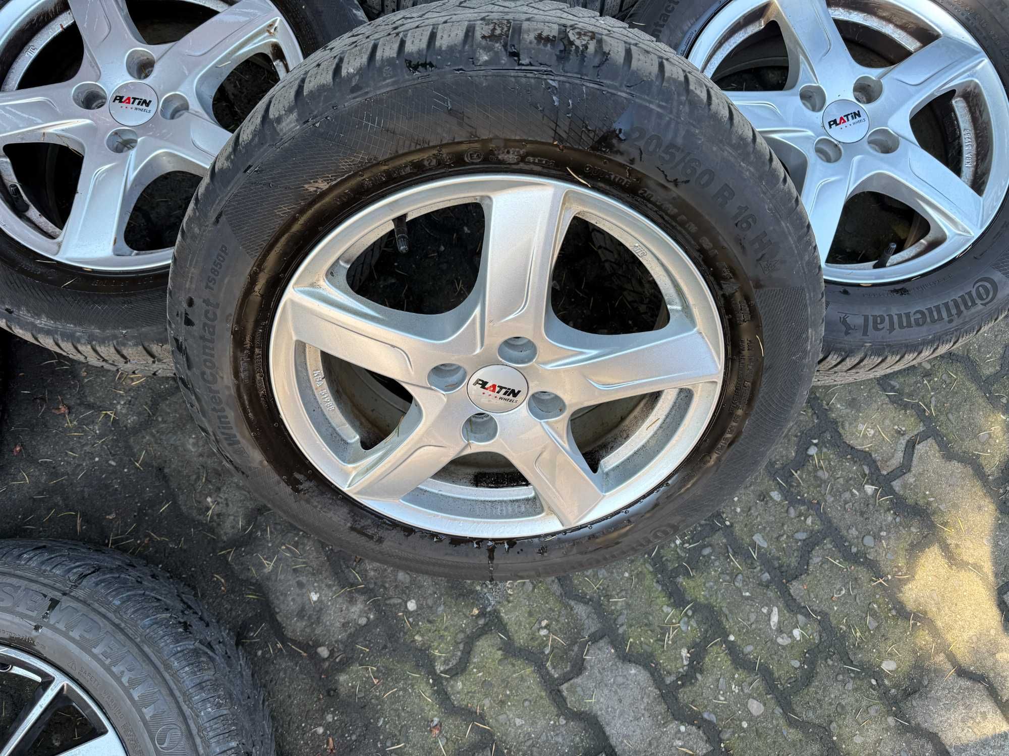 Felgi aluminiowe 16" 4x108 Ford EcoSport Fiesta z oponami zimowymi