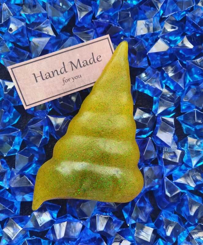 Pomarańczowa muszelka - Mydło, mydełko handmade