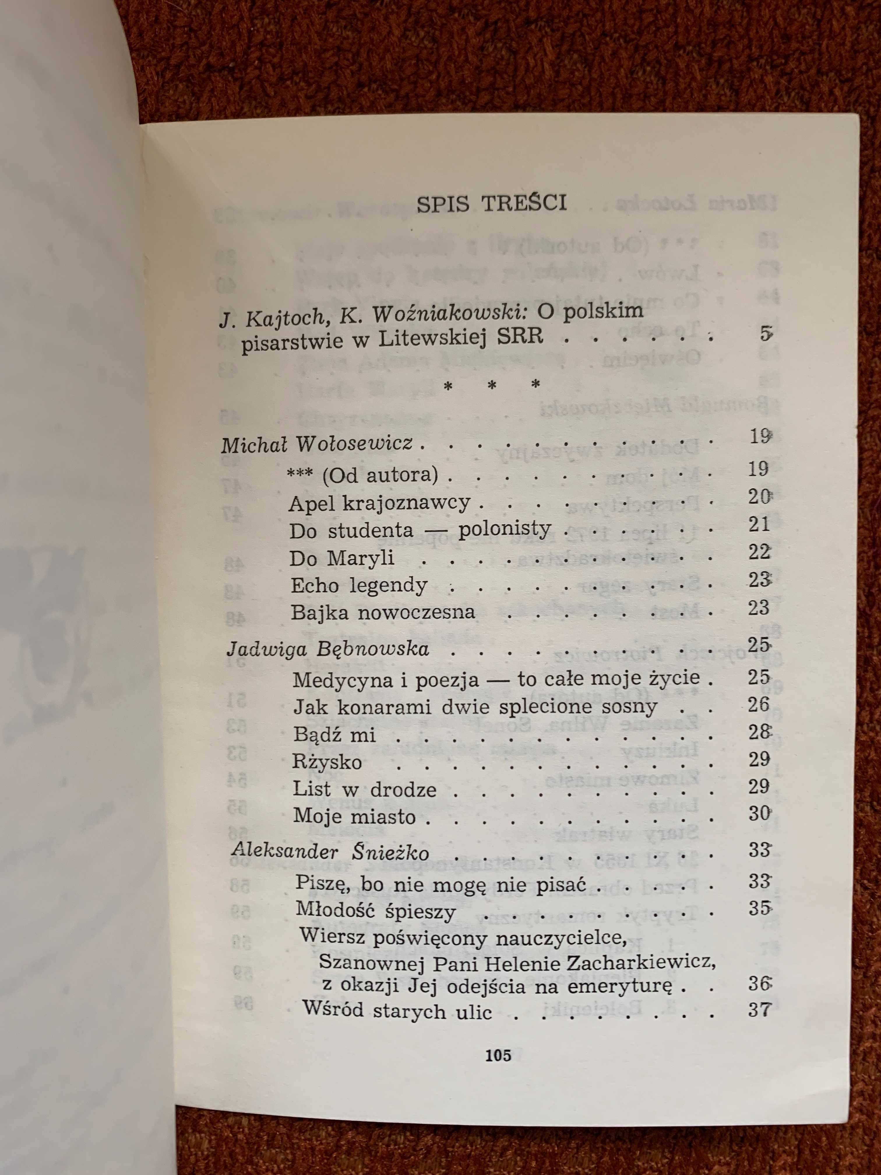 Współczesna polska poezja Wileńszczyzny - antologia