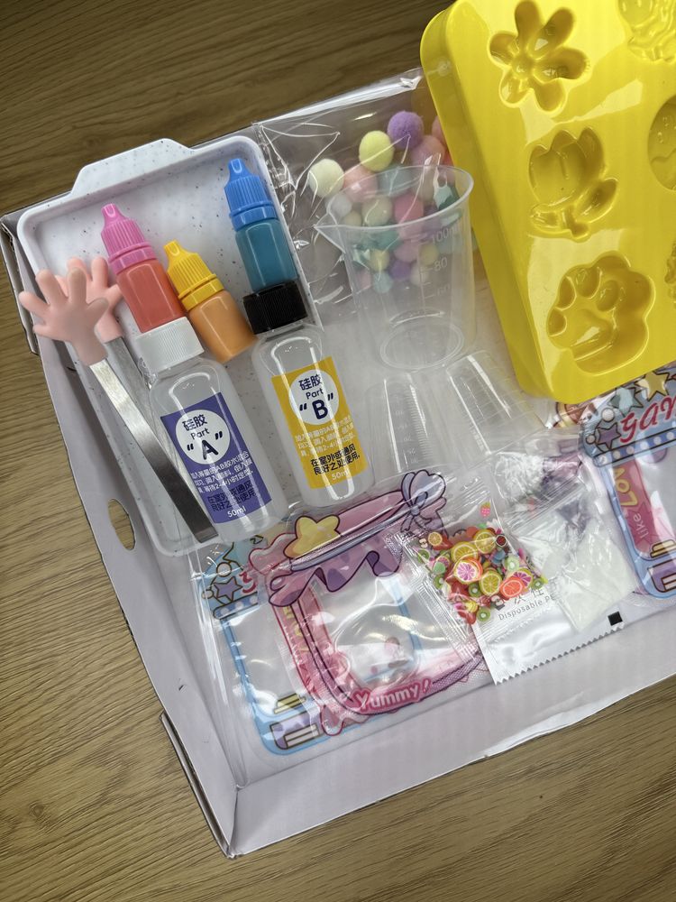 Набір творчий Таба Лапка зроби сам DIY дитячий подарунок Сквіш дитині