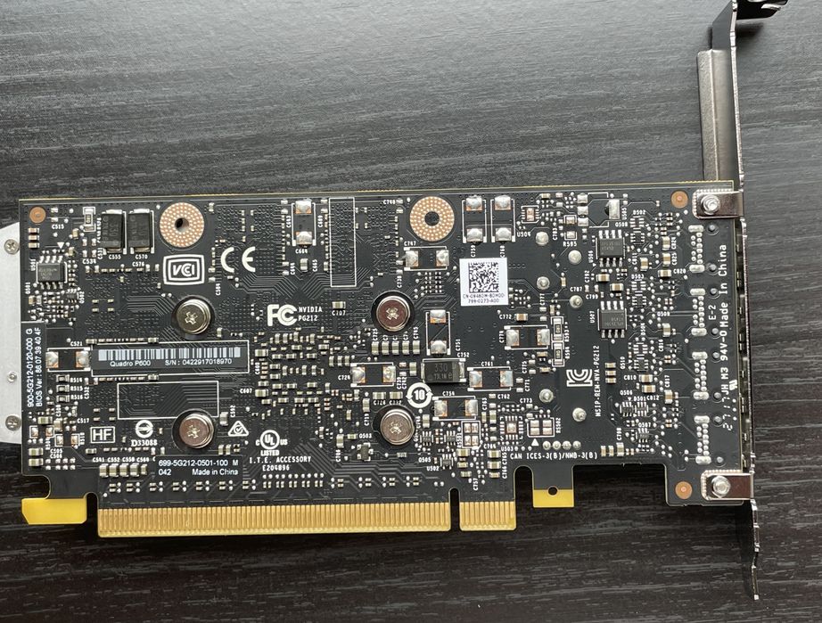 PNY Quadro P600 2GB GDDR5