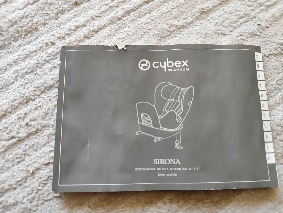 Cadeira Cybex Sirona Platinium (isofix + contra e a favor da marcha)