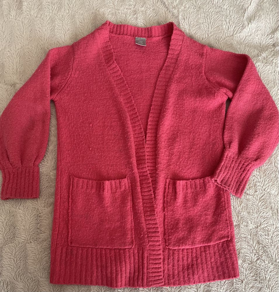 Sweter - kardigan dziewczęcy 116 cm, 5-7 lat