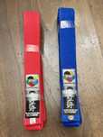 2 Cintos de Karate azul e vermelho (Ao/ Aka) Venum Elite