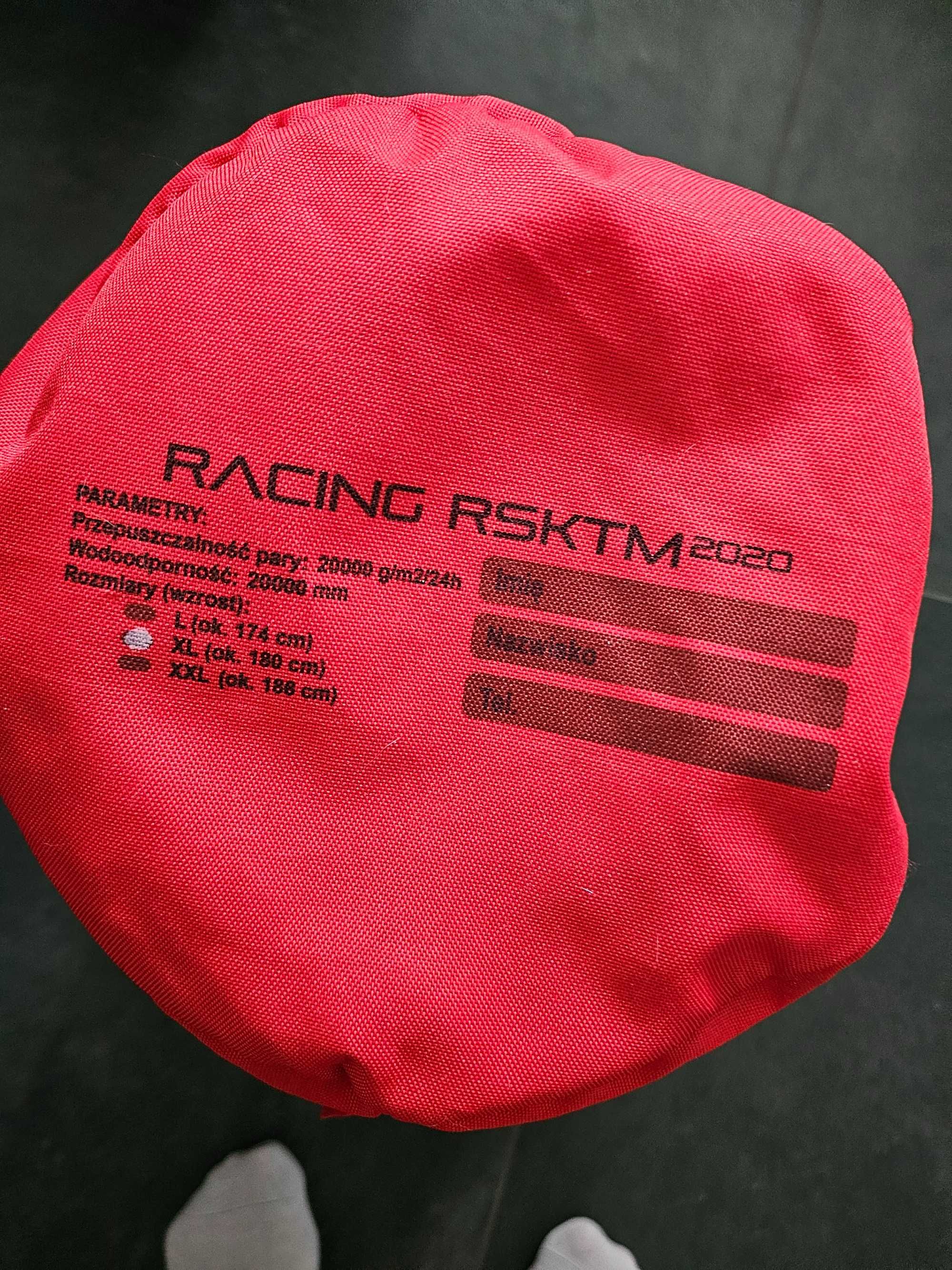 Profesjonalny suchy skafander DRY OVERALL RACING RSKTM2020 rozmiar XL