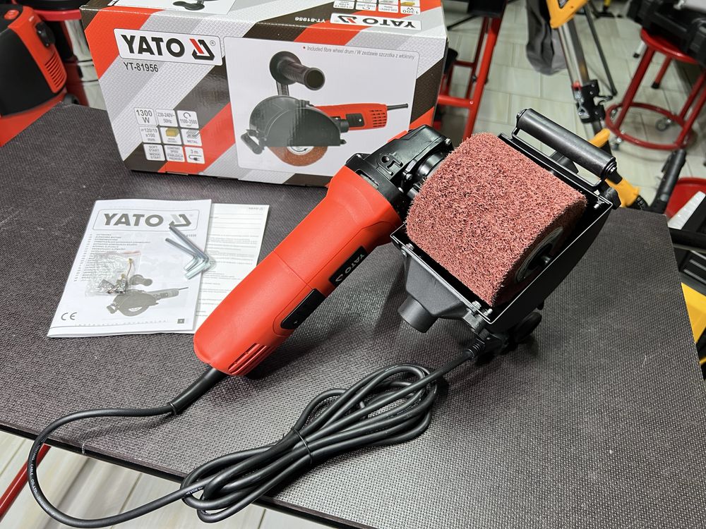 Щеточная шлифмашина Yato YT-81956 Стабилизация об. Плавный пуск
