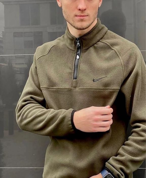 Топова фліска флісова кофта Nike чоловіча. Осінь-зима