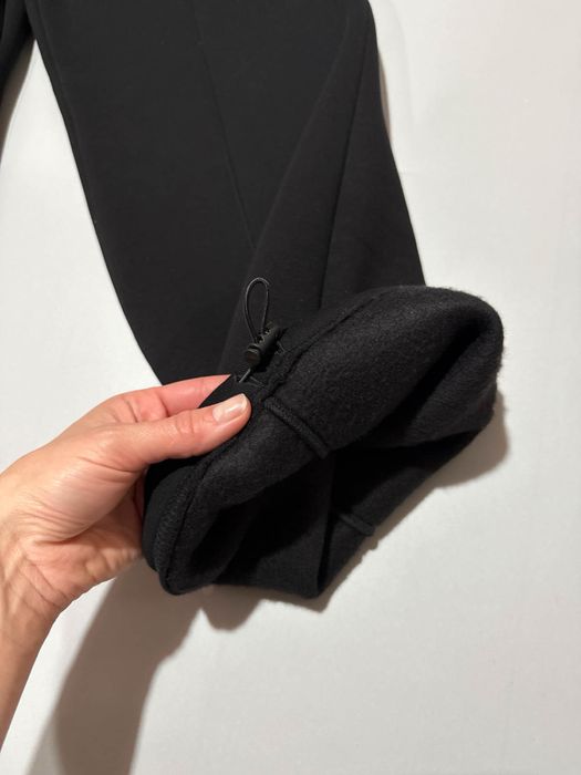 Штани широкі теплі на флісі палаццо чорні 10 11 12 13 14 15 років