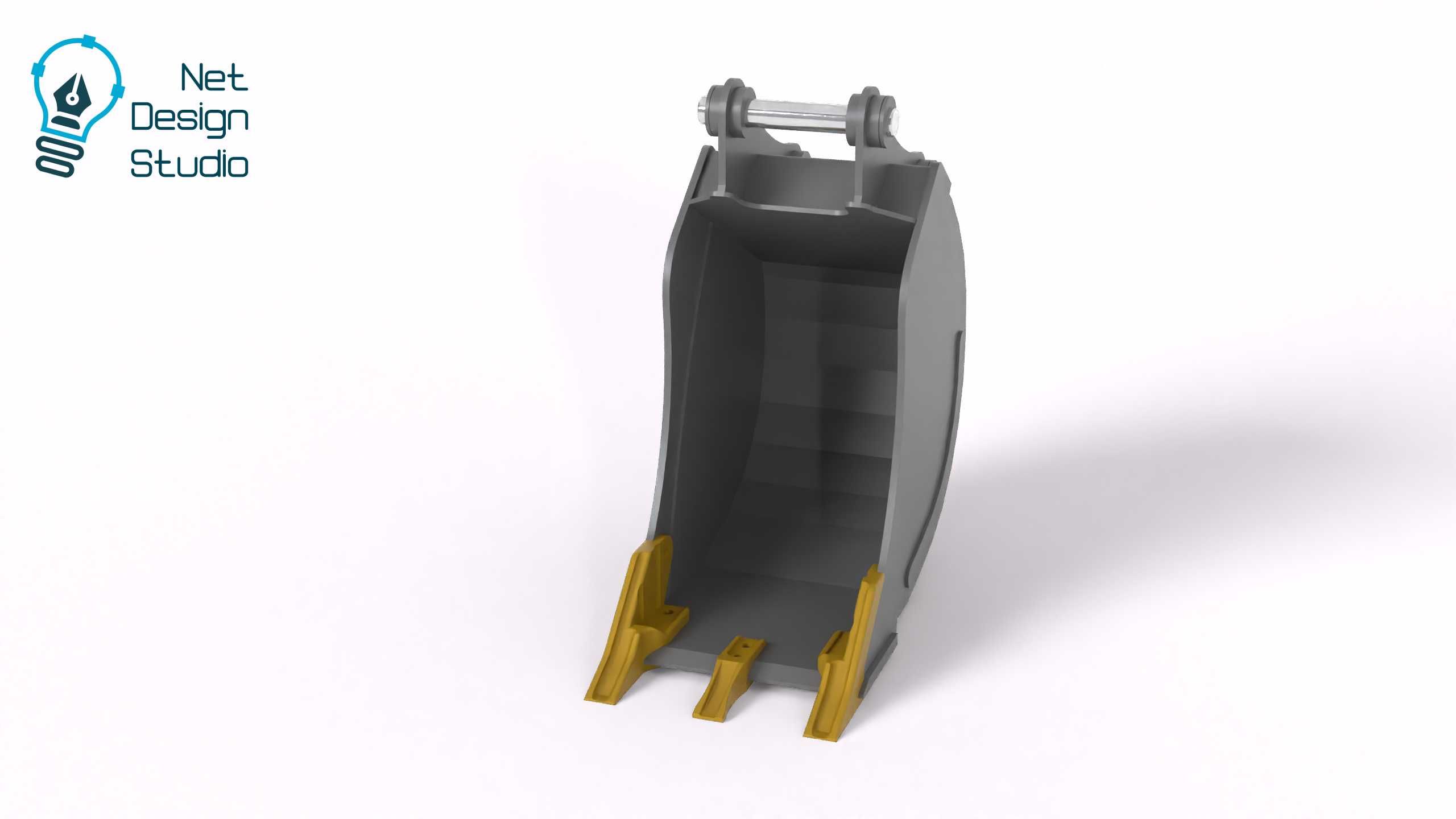 Łyżka do koparki JCB 3cx, 4cx. Szer.: 30, 40 lub 50cm. Pliki DXF + PDF