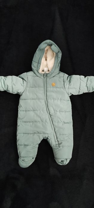 Kombinezon zielony chłopięcy 62 zimowy kurtka