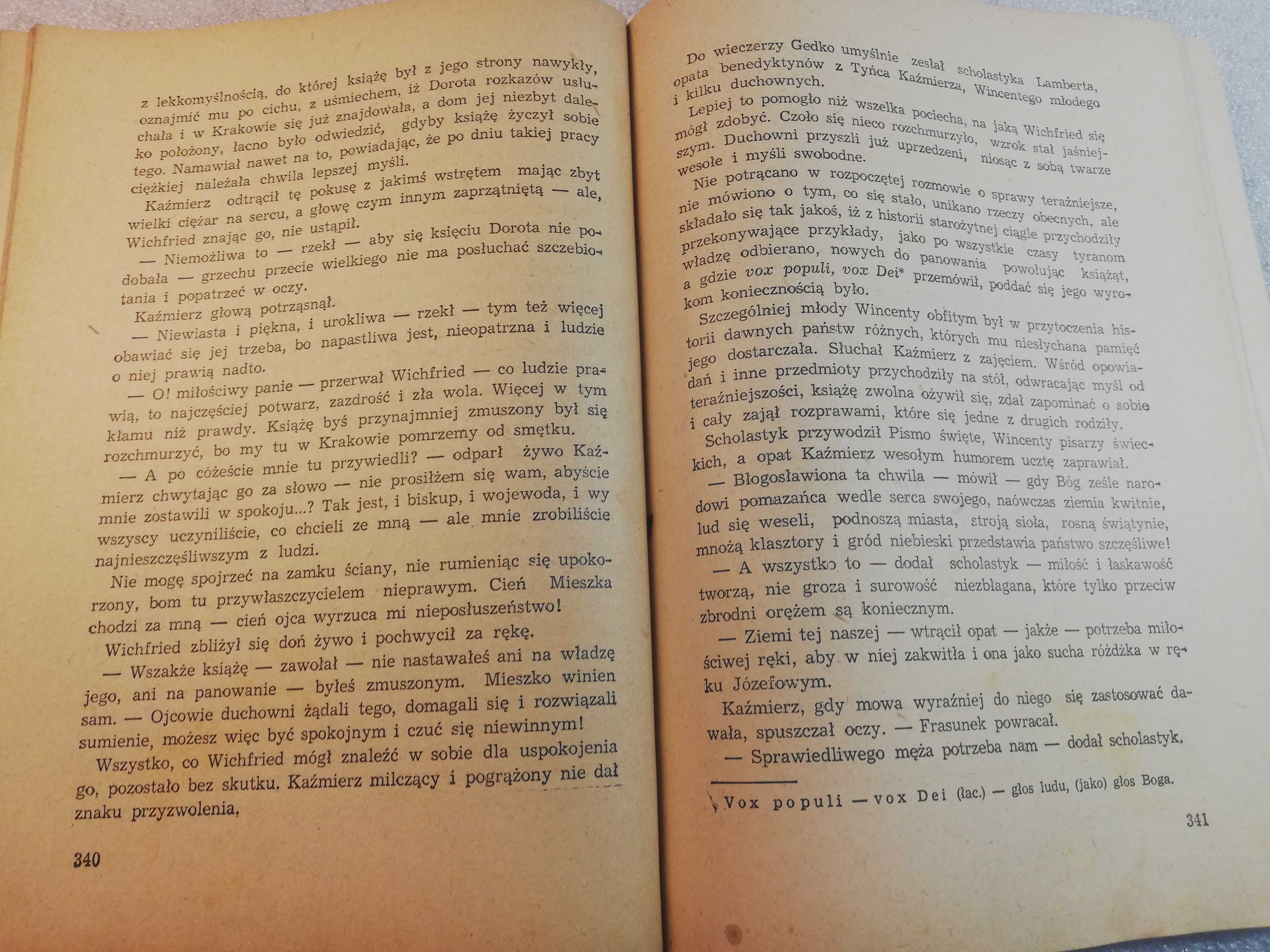 Stach z konar - Józef Ignacy Kraszewski - wydanie III - 1957 rok