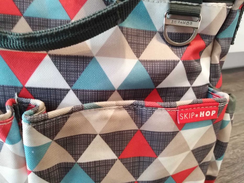 Torba do wózka Skip Hop Duo Signature Triangles mata przewijak