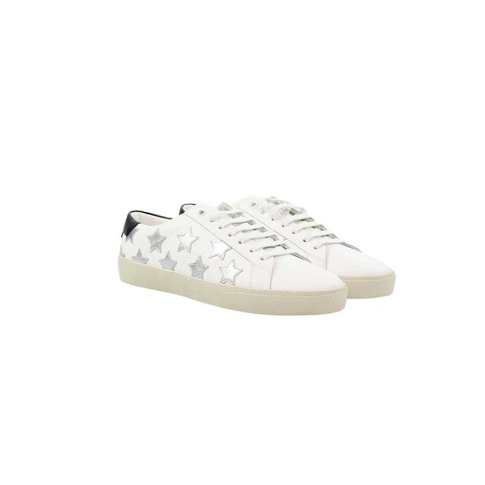 Saint Laurent Жіночі шкіряні кеди  Court Classic SL-06 Оригінал нові
