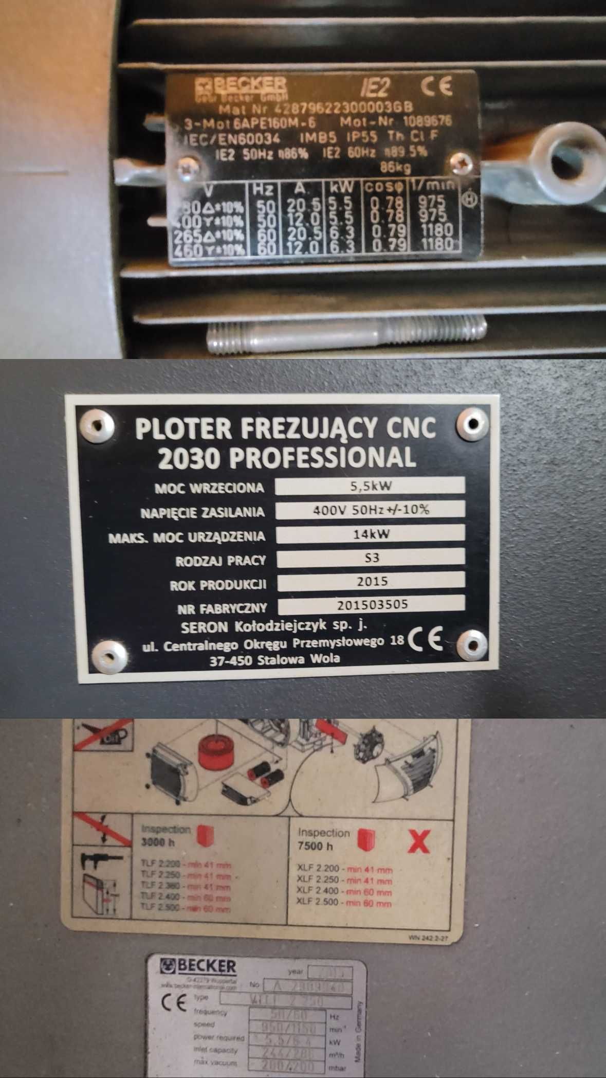 Frezarka/ploter frezujący CNC 2030 SERON