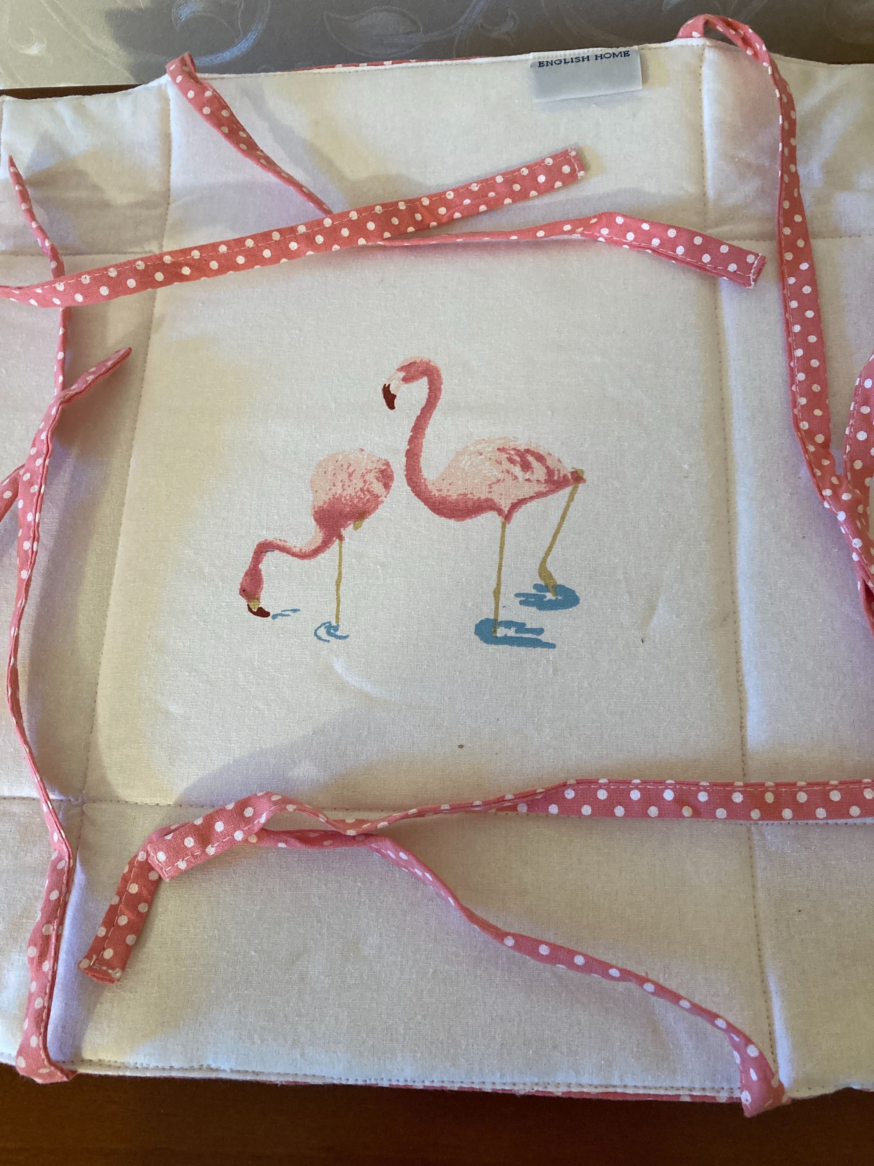 Piękny bawełniany koszyk Shabby chic 20x20 cm. Nowy