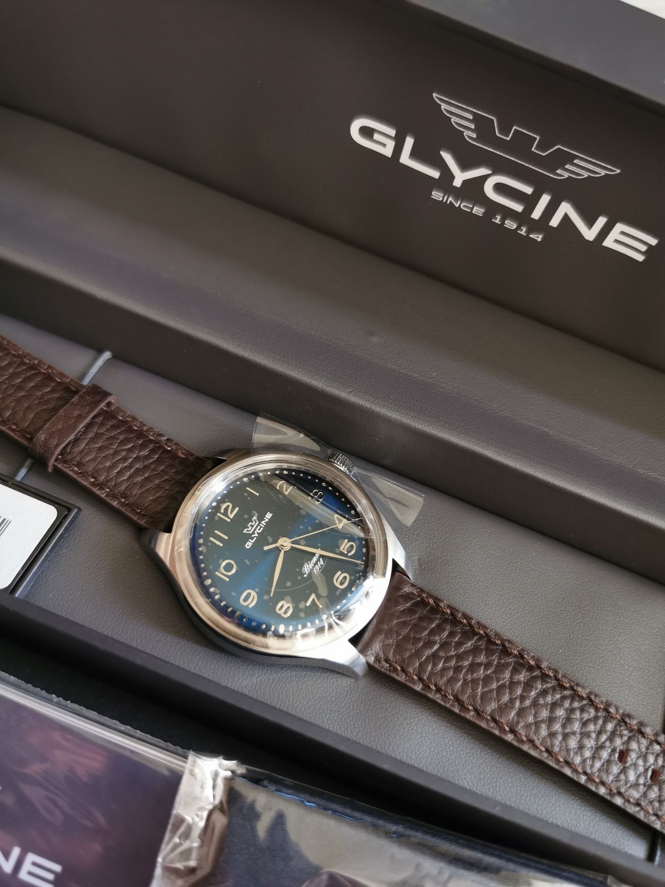 Zegarek Glycine Bienne 1914 GL0334
Automat 39 mm nowy w foliach