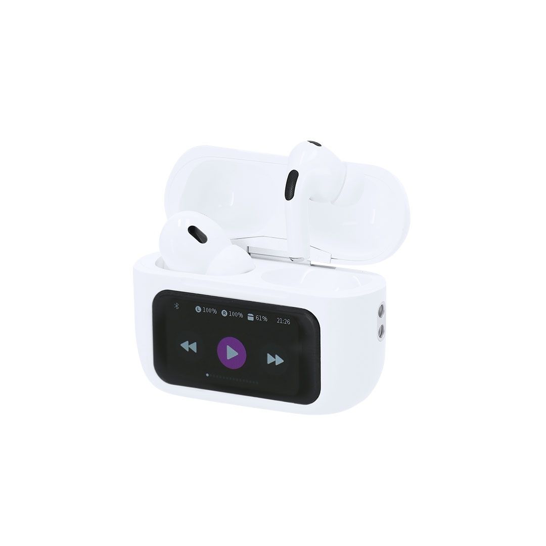Auriculares Bluetooth com Ecrã Táctil e Cancelamento de Ruído