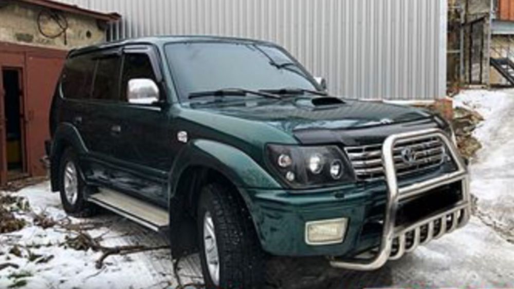 Фары передние Toyota Prado 90, передняя оптика Прадо 90