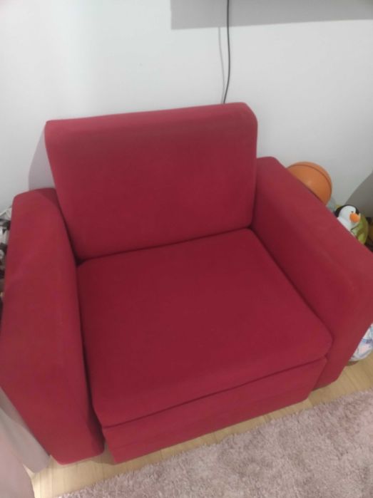 Fotel jedynka z funkcją spania